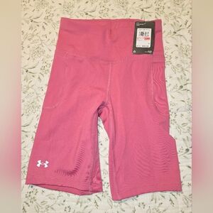 Under Armour Bright Pink Bike Shorts